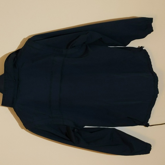 Crash| Blue and Red Long Sleeve Utility Jacket With Removable Sleeves - Picture 9 of 15